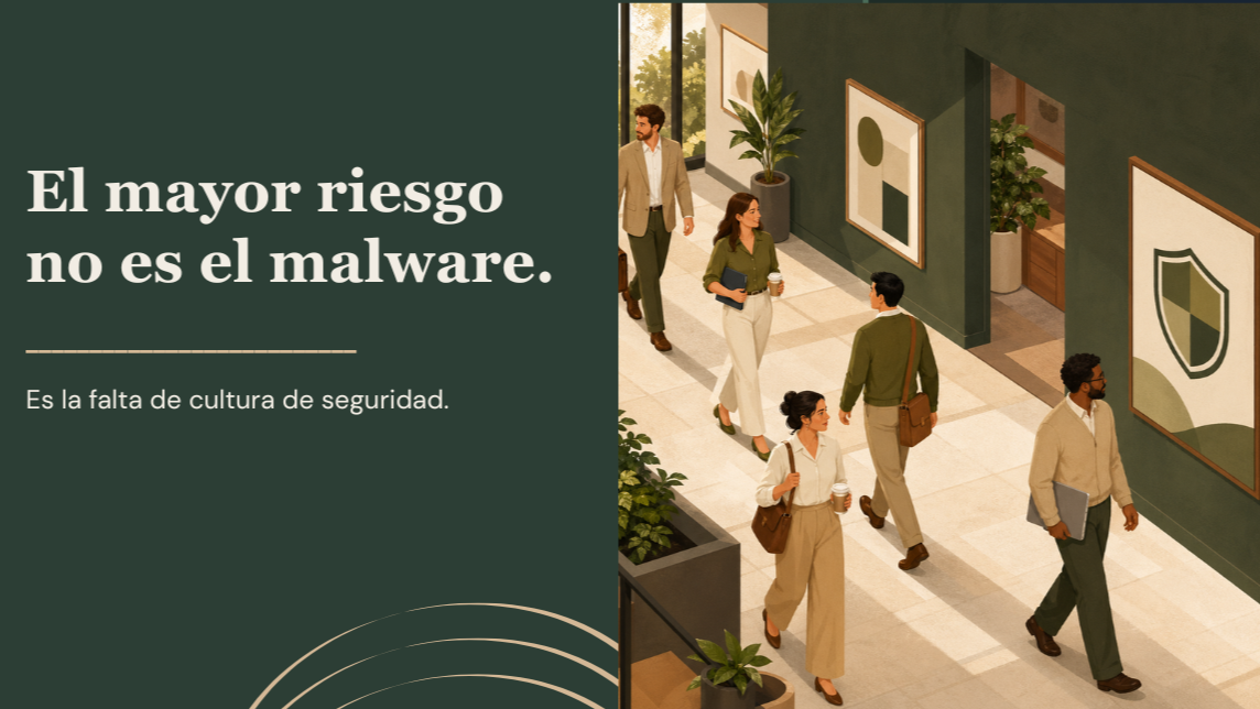 El mayor riesgo no es el malware: por qué la cultura de seguridad es el verdadero desafío para las organizaciones